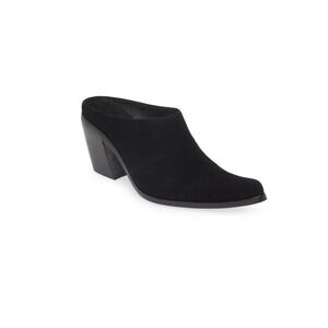 NIB Jeffrey Campbell Women's HoldEm Pointed Toe Stacked Heel Mule Size 10M Black